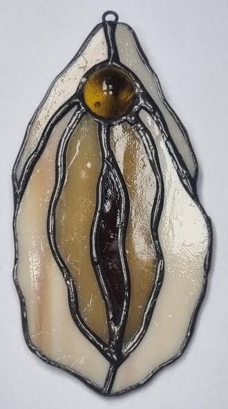 Raamhanger yoni beige/amber