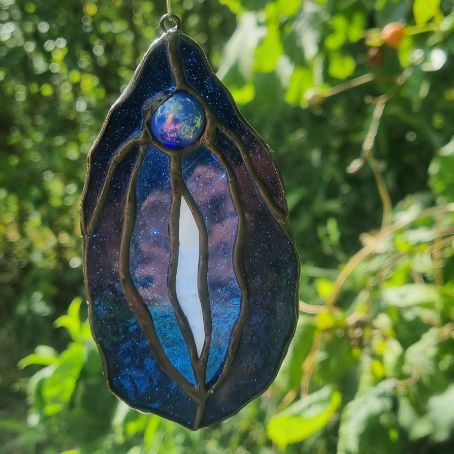 Yoni raamhanger blauw