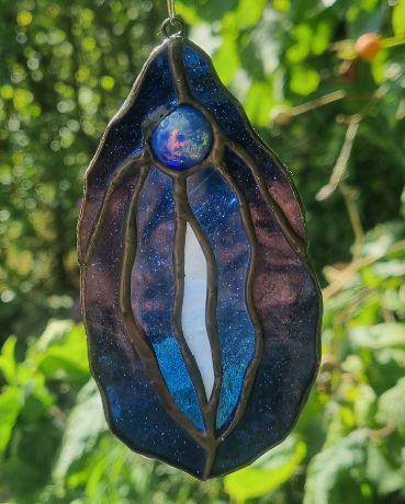 Yoni raamhanger blauw