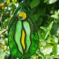 Yoni raamhanger groen/geel