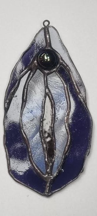 Yoni raamhanger paars/blauw